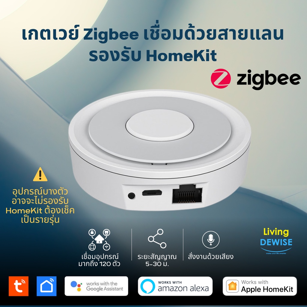 Tuya HomeKit Zigbee Gateway (GW02BH) เกตเวย์ Zigbee สำหรับเชื่อมอุปกรณ์