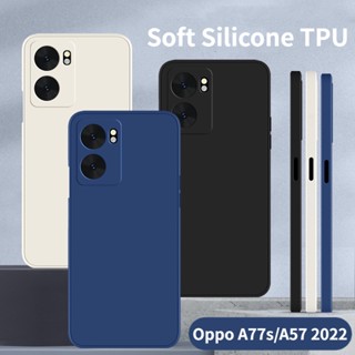 เคสโทรศัพท์ซิลิโคน TPU แบบนิ่ม กันกระแทก สําหรับ Oppo A77s A57 A76 A96 4G 2022 A78 Reno 8T 4G 5G 2023