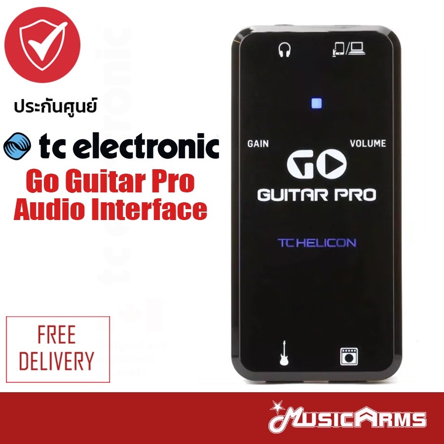 TC Electronic Go Guitar Pro Audio Interface ออดิโอ อินเตอร์เฟส Music