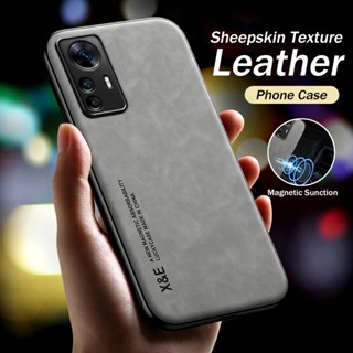 เคสโทรศัพท์หนัง PU TPU แบบนิ่ม กันกระแทก มีแม่เหล็ก สําหรับ Xiaomi 12T Pro Mi12T Mi 12 T Pro 12Tpro 5G T12