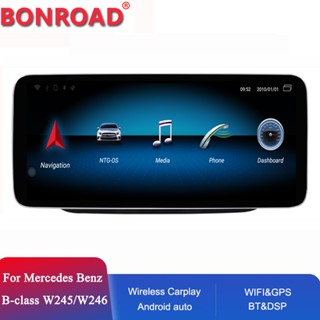 Bonroad  Android Car Radio Multimedia Player GPS Navigation Apple Carplay For Mercedes Benz Class B W245 W246 2011-2019