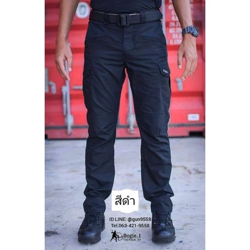 กางเกงทางยุทธวิธี เดินป่า รุ่น Ix10  ผ้าตาราง เบา กันละอองน้ำ Bogie1 thumbnail 4