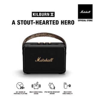 🔥Marshall Kilburn II Black - marshall ลำโพงบลูทูธ มาร์แชล Kilburn II ลำโพง รุ่นที่2 ลำโพงบลูทูธเบสหนัก🔥