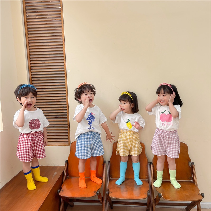 เสื้อผ้าเด็ก แขนสั้น เซต 2 ชิ้น ไซส์6 เดือน－6ปี ใส่สบายไม่ร้อน เนื้อผ้าcotton -PKS01 ราคา ถูกที่สุด ดีลบีเคเค แกลเลอรีภาพที่ 9
