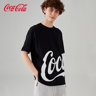 พร้อมส่ง Coca Cola เสื้อโคคาโคลา เสื้อยืดสตรีท เสื้อผ้าแฟชั่น แขนสั้นคอกลม เสื้อสกรีนลายโลโก้แบรนด์ดัง ใส่ได้ทั้งชายหญิง