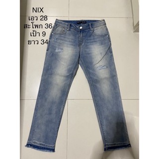 Nix jeans  ทรงกระบอก