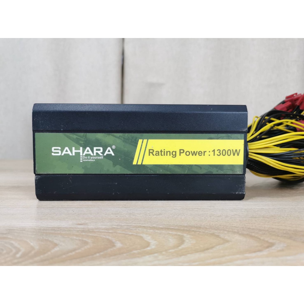 เพาเวอร์ซัพพลายสำหรับการขุด (mining power supply) Dtech SAHARA  1300w 80+ gold