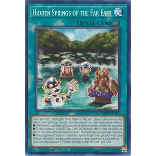 การ์ด Yugioh - TCG (UK) - สปริงซ่อนของตะวันออกไกล / MP22-EN101
