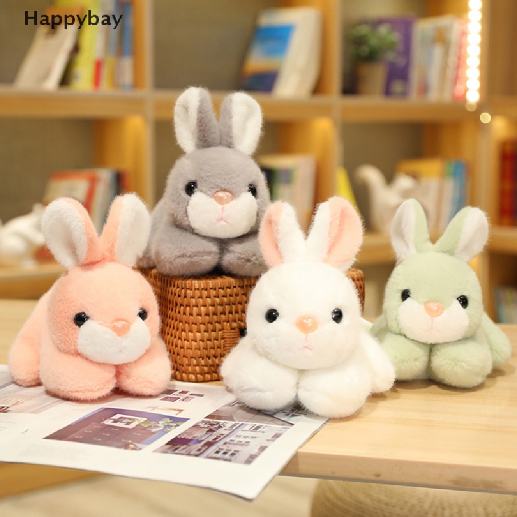 <Happybay> ของเล่นตุ๊กตากระต่ายน่ารัก แบบนิ่ม ของขวัญวันเกิด สําหรับตกแต่งบ้าน