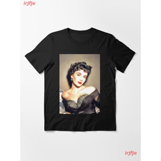 2022 K-drama ELIZABETH TAYLOR Essential T-Shirt ผู้หญิง ดพิมพ์ลาย เสื้อยืดผ้าฝ้าย คอกลม cotton แฟชั่น discount Unisex