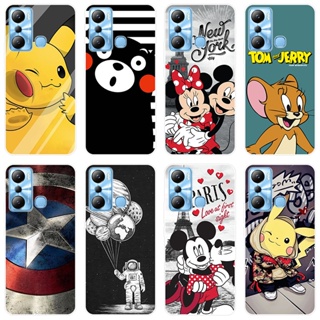 เคสซิลิโคน TPU สำหรับ infinix Hot 20i Hot20i X665E เคส ซิลิโคนนิ่ม หรูหร