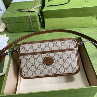 พรี​ ราคา4700 Gucci Ophidia 658572 กระเป๋าสะพายไหล่กระเป๋าสะพาย