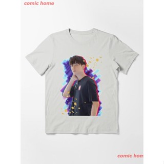 เสื้อคู่ 2022 Mew Suppasit Essential T-Shirt เสื้อยืดพิมพ์ลาย คอกลม ความนิยม เสื้อยืดคู่รัก Unisex