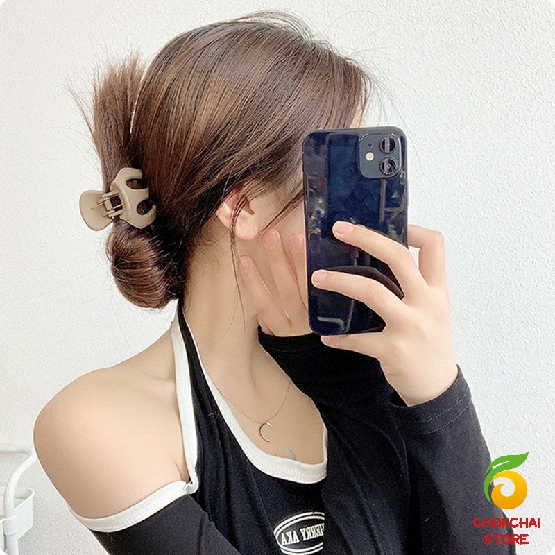 Chok กิ๊ฟติดผมยกหางม้า ยกผมสูง เสริมวอลลุ่มสไตล์เกาหลี 5 cm 3.5 cm เสริมหัวทุย น่ารักมาก Hair Clips - รูปที่ 5