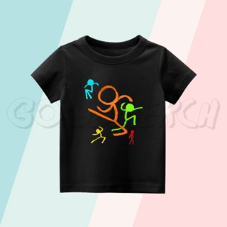 เสื้อยืด พิมพ์ลาย Alan BECKER YOUTUBE FIVE STICK FIGURE สําหรับเด็ก