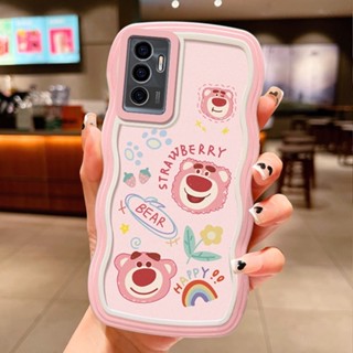 เคส Vivo V23E 5G เคส Vivo V23E ขอบคลื่น การ์ตูน ซิลิโคน กันตก เคสนิ่ม สําหรับ Vivo S1 Y17 Y15 Y12