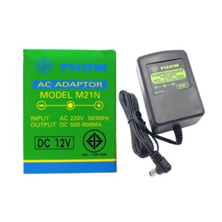 อะแดปเตอร์ FUJIW M21N AC/DC ADAPTOR DC-12V 5.5x2.1mm -ใน +นอก