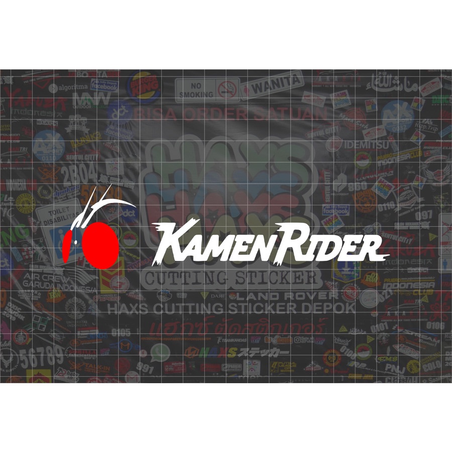 สติ๊กเกอร์ตัด Kamen Rider Latin ขนาด 15 ซม. สําหรับรถยนต์รถจักรยานยนต์ V2