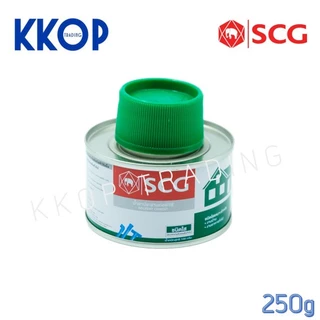 กาวทาท่อ พีวีซี พร้อมแปรง SCG เอสซีจี น้ำยาประสานท่อ น้ำยาทาท่อ PVC ชนิดใส 250g 250 กรัม แปรง