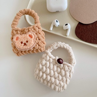 ✨ส่งเชือกเส้นเล็ก✨เคสแอร์พอด 2 1 Case for Airpod 3 pro หมี การป้องกันการตก ซิลิโคนนิ่ม Soft Case Airpod gen 3 2021