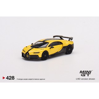 MINI GT 1/64 No.428 Bugatti Chiron Pur Sport Yellow LHD MGT00428-L