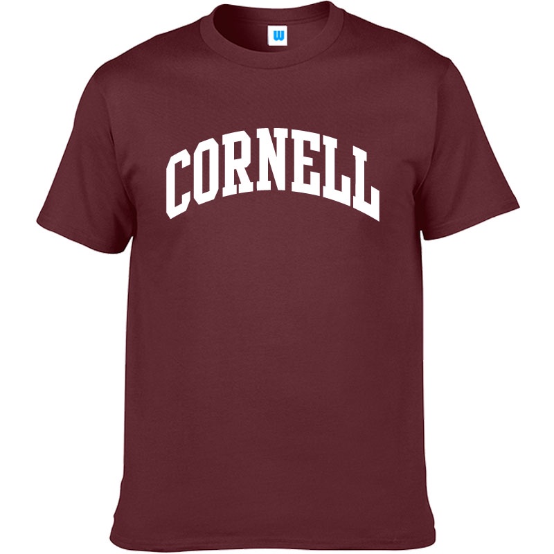 Cornell College T-Shirt Class Uniform Short-Sleeved Round Neck Cornell university Commemorative Shir