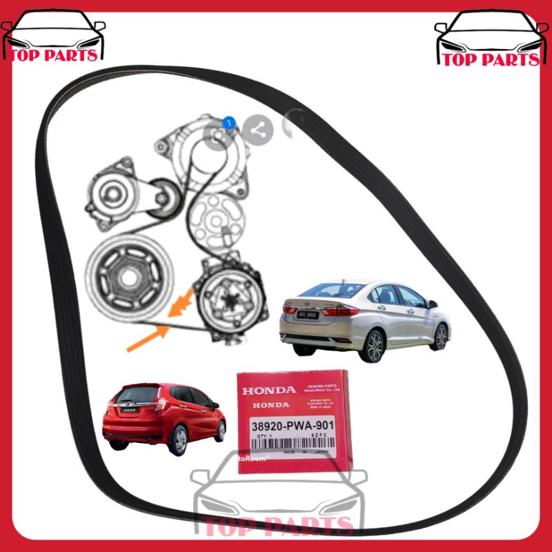 ALTERNATOR / เข็มขัดพัดลม 5PK1146 HONDA CITY T9A GM6 JAZZ T5A