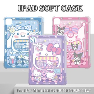 เคส TPU พร้อมช่องใส่ปากกา สําหรับ iPad 9th 8th 7th iPad Air 5 Air 2 Air3 Air4 9.7 iPad 9 7 gen8 gen9 Air3 Air4 Mini 1 2 3 4 5 6 iPad