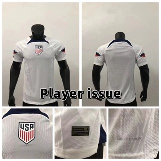 เสื้อกีฬาแขนสั้น ลายทีมชาติฟุตบอล Player Version 2022-23 US ชุดเหย้า