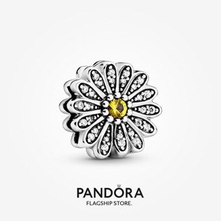 Pandora เครื่องประดับเงิน จี้ดอกเดซี่ m1022