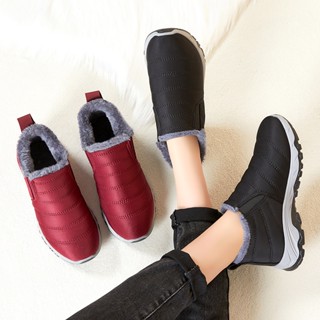 2022 องเท้าคู่รัก Size 36~41 พร้อมส่ง รองเท้าบูทกันหิมะ ผ้าร่มกันน้ำ กันลื่น ผ้าร่มกันน้ำ กันลื่น มี ไซส์ใหญ่รองเท้าผ้าใบ snow boot