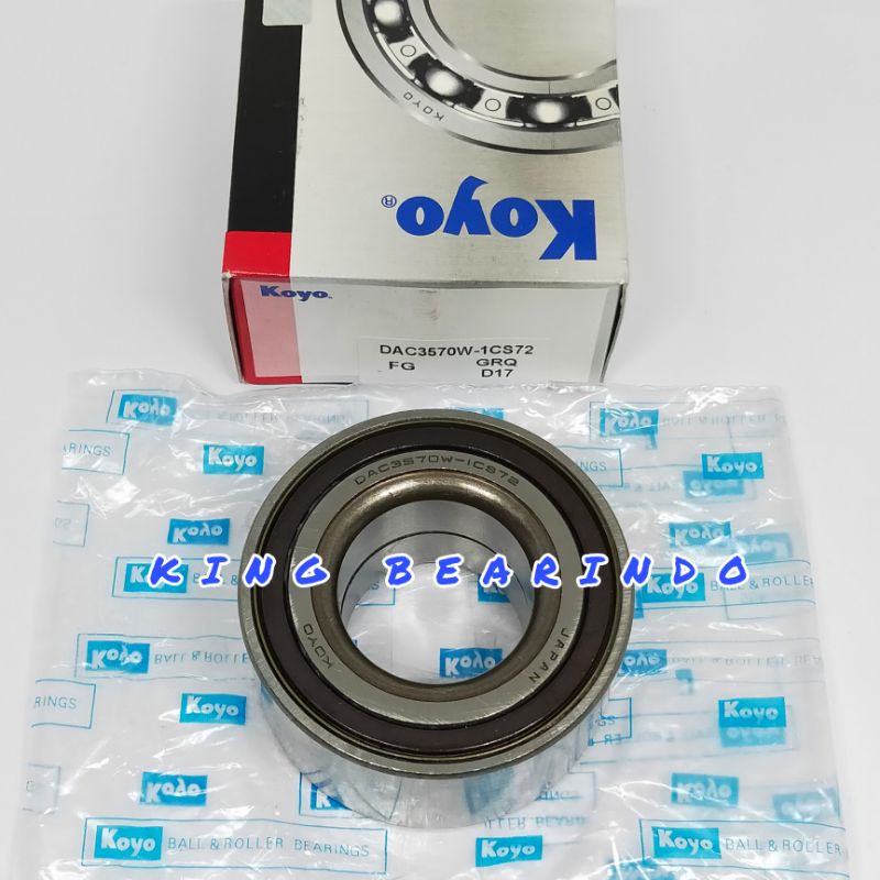 ล้อหน้าแบริ่ง AGYA AYLA DAC 3570 KY DAC3570 เซ็นเซอร์ ABS