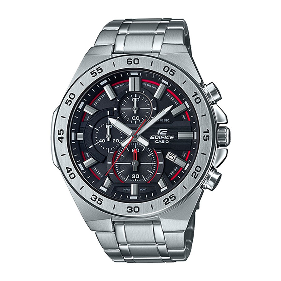 Casio Edifice นาฬิกาข้อมือผู้ชาย สายสแตนเลส รุ่น EFR-564,EFR-564D,EFR-564D-1A,EFR-564D-1AV - สีเงิน