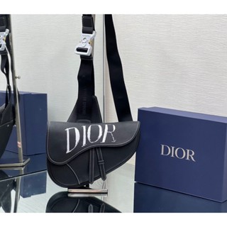 พรี​ ราคา6900 Dior saddie กระเป๋าสะพาย หนังวัว กระเป๋าสะพายไหล่ กระเป๋าคาดอก