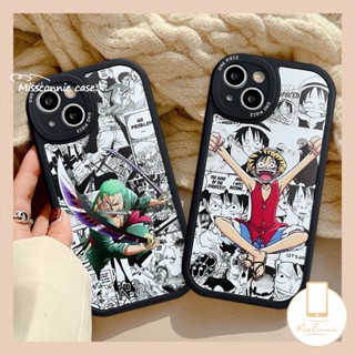 เคสโทรศัพท์มือถือแบบนิ่ม ลายการ์ตูนลูฟี่ โซรอน วันพีซ สําหรับ Samsung A04s A04 A12 A53 A03s A14 A13 A50 A73 A21s A50s A52s A22 A30s A33 A20s A32 A03 A52 A23 A31 A10s A20 A72 A71 A51 A11