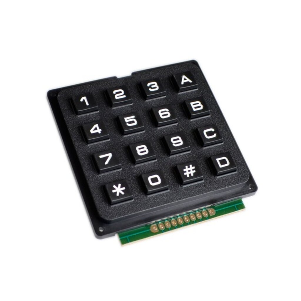 4x4 Matrix Keyboard Module (Black Keypad) โมดูล ปุ่มกด 4*4