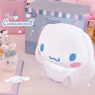 ซานริโอ ซินามอโรล ชินนาม่อนโรล โคมไฟตั้งโต๊ะ Sanrio Cinnamoroll Pat Night Light Touch Sensor Lamp by Emie