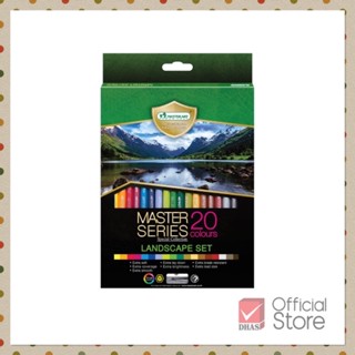 Master Art ดินสอสีไม้ 20 สี รุ่นมาสเตอร์ซีรี่ย์ Special Collection รุ่น กลุ่มวิวทิวทัศน์ (Landscape) จำนวน 1 กล่อง