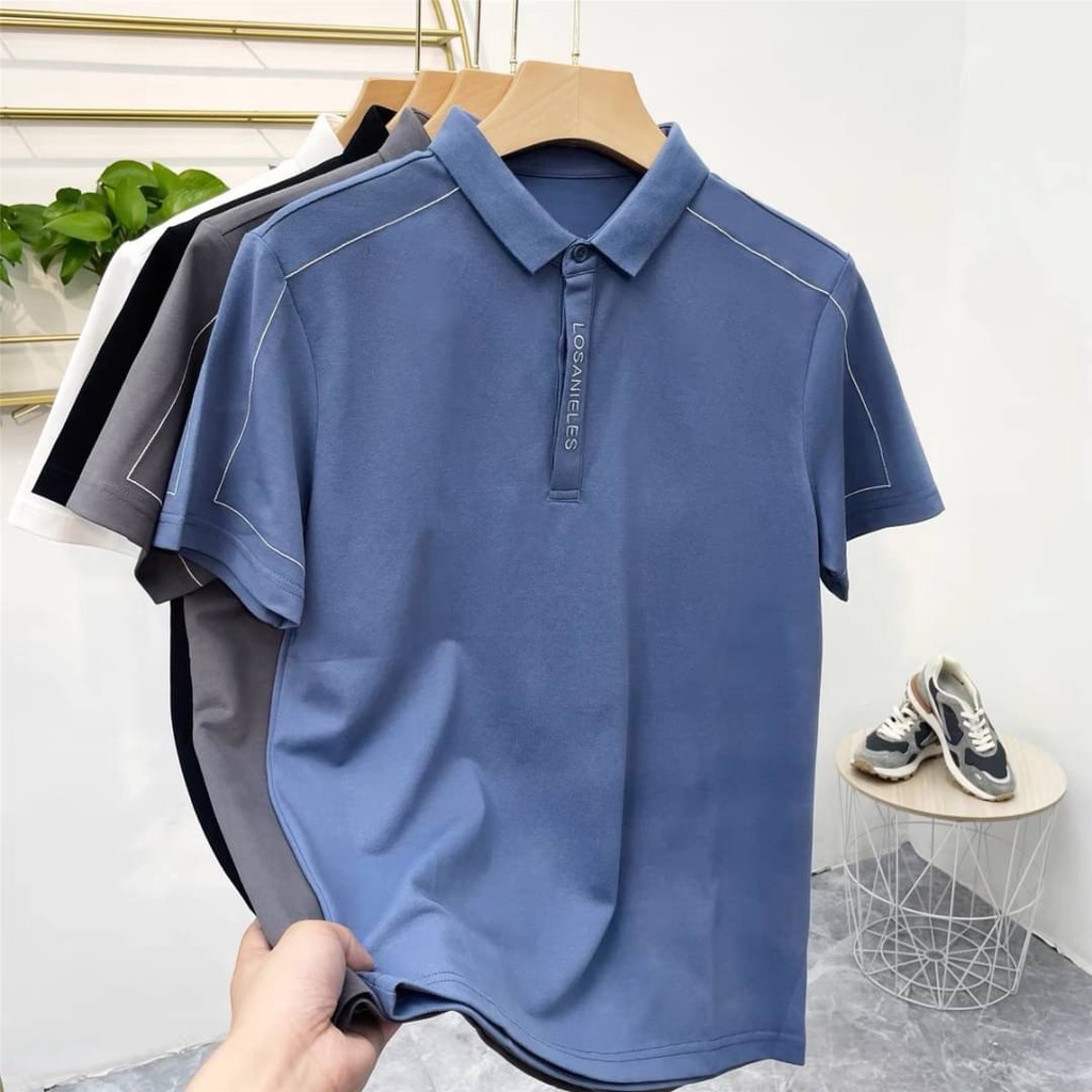 ✨สินค้าพร้อมส่ง ✨ เสื้อโปโลชาย  เสื้อคอปก เสื้อ polo มี5สี ผ้านุ่ม  ST02