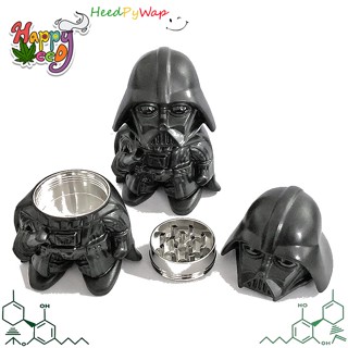 Grinder Darth Vader ที่บด เครื่องบดสมุนไพร The Black Knight Robot Soldier Spice Grinder Herb Grinder เครื่องบดพกพา