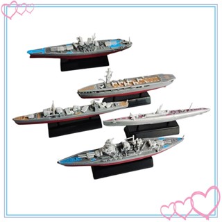 [meteor2] 5 Pieces Mini Warship Collectibles Decorative Boat Navy Ship for Adult Kids