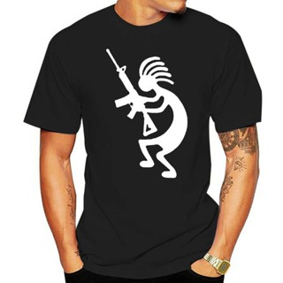 เสื้อเด็กหญิง Ar15 Ar-15 Kokopelli เสื้อยืดเสื้อยืดเสื้อยืด S M L Xl 2Xl 3Xl Cotton Gun สิทธิเสื้อทีเชิ้ตพิมพ์แบบกําหนดเ