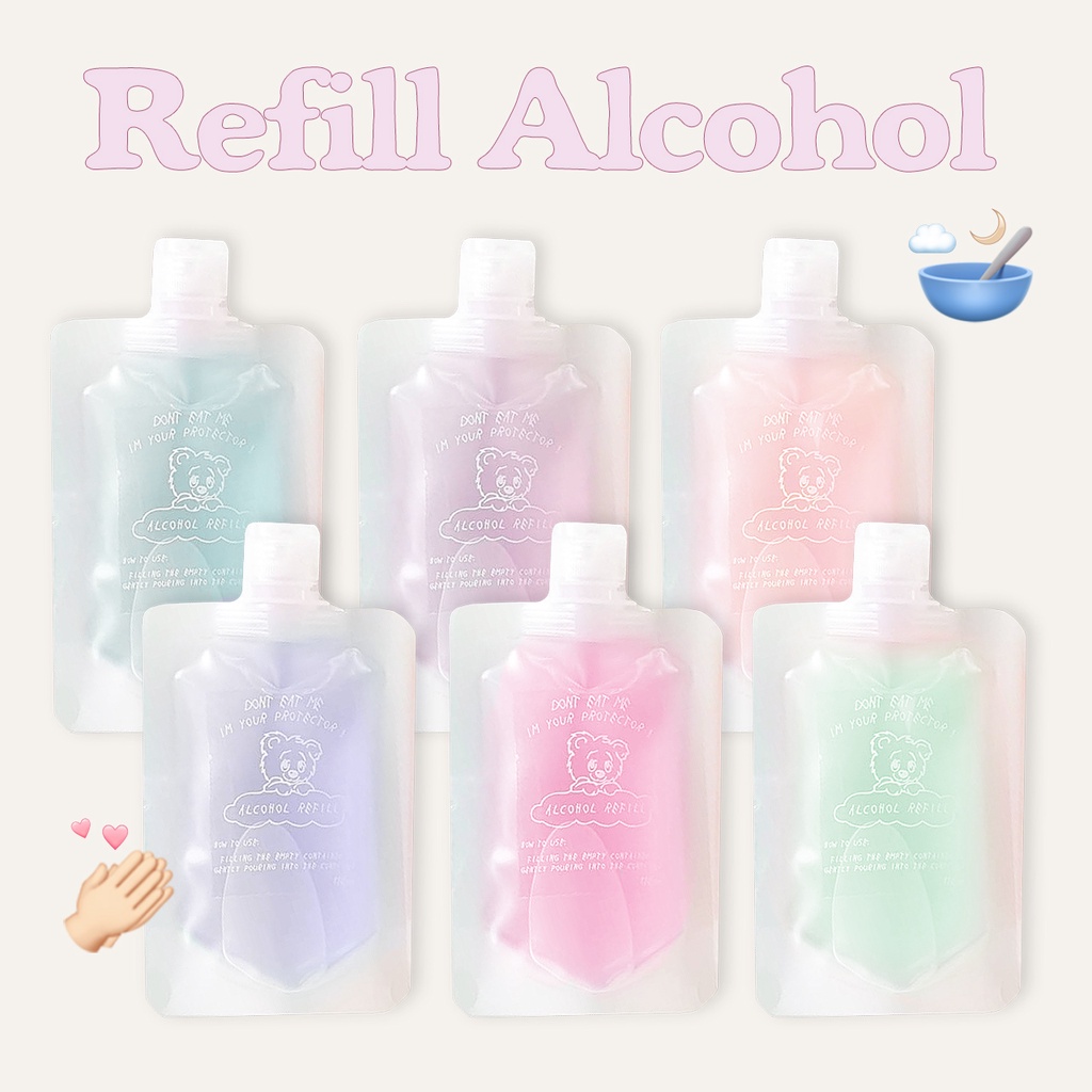 TORIAROMA | Tori Refill Alcohol Spray รุ่น Don't eat me, I'm your protector! 🧴🌈 แอลกอฮอล์แบบถุงรีฟิล