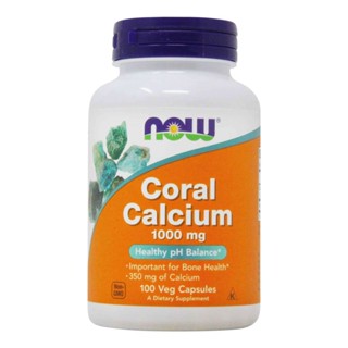 NOW Foods, Coral Calcium, 1,000 mg, 100 Veg Capsules/250 Veg Capsules