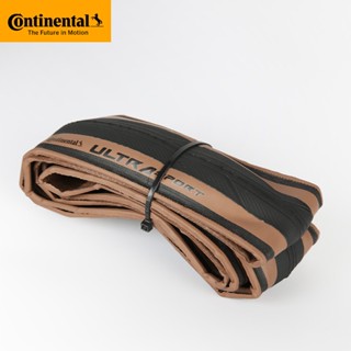 ยางล้อรถจักรยาน ULTRA Sport III 700 X 28C พับได้ สีน้ําตาล 28-622 180 TPI