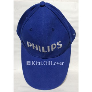 Philips หมวกแก๊ป สีน้ำเงิน สีกรมท่า cap