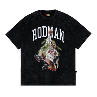 เสื้อยืดโอเวอร์ไซส์เสื้อยืด ลาย Mcf RODMAN THUNDER YELOWS-3XL