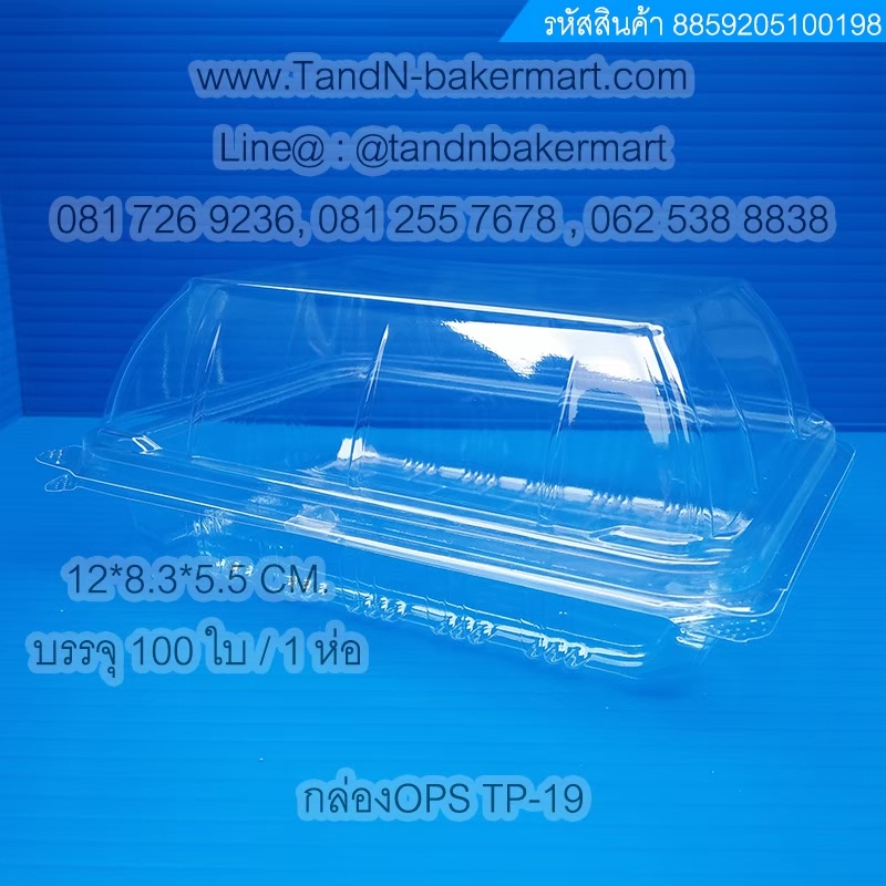 กล่องใสพลาสติก  TP19