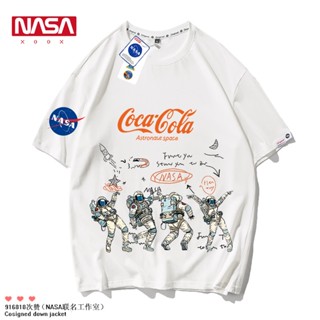 เสื้อยืดแขนสั้น พิมพ์ลายนักบินอวกาศ NASA Wang Yibo สําหรับผู้ชาย