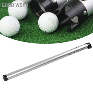 Good Work Golf Ball Retriever Tube Aluminium Alloy for 23PCS Balls Snap On No More Bending Over Picker Outdoor